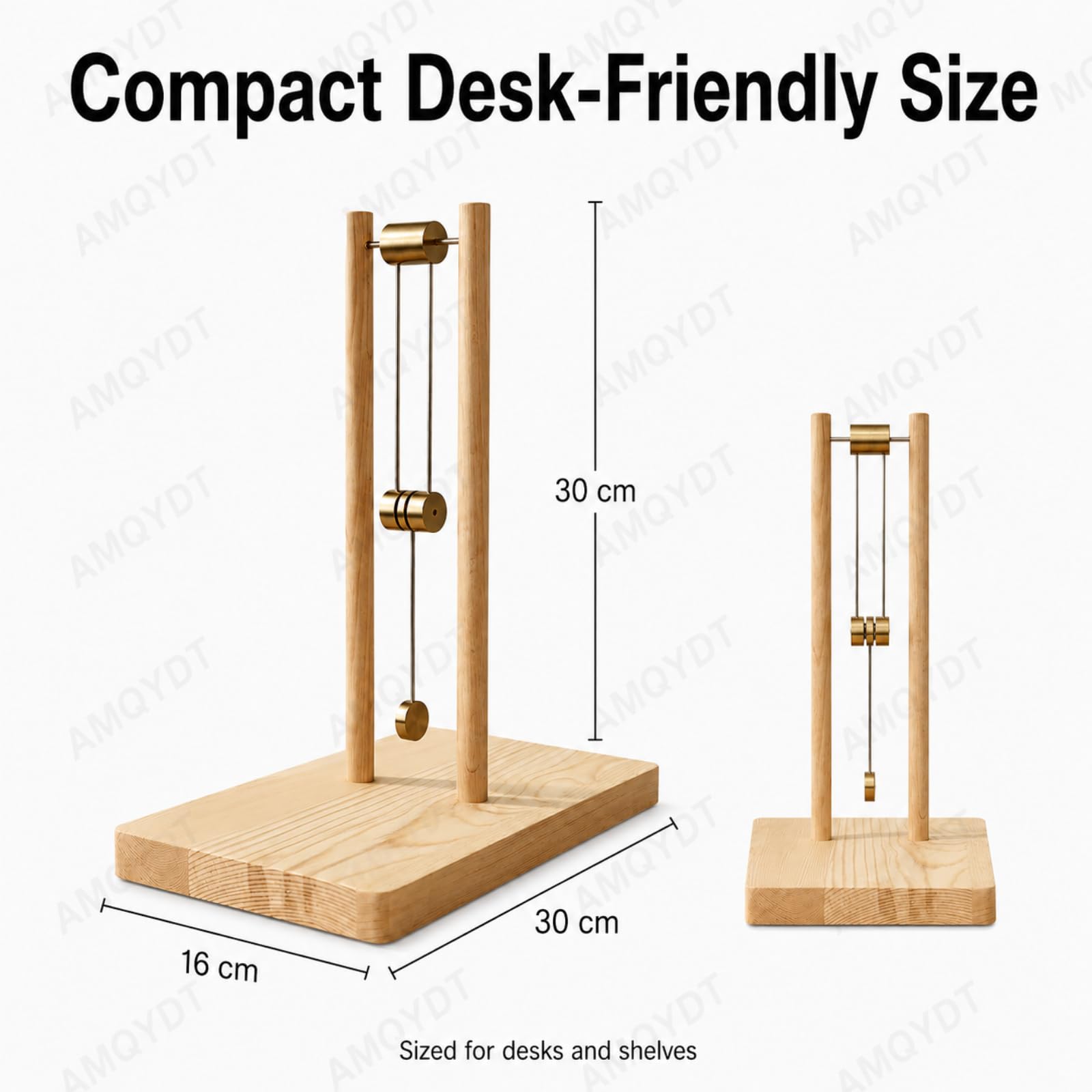 Péndulo Doble Caótico, Péndulo Doble Caótico De Madera, Escultura De Movimiento Físico para Escritorio De Oficina, Estudio En Casa, Demostración Stem