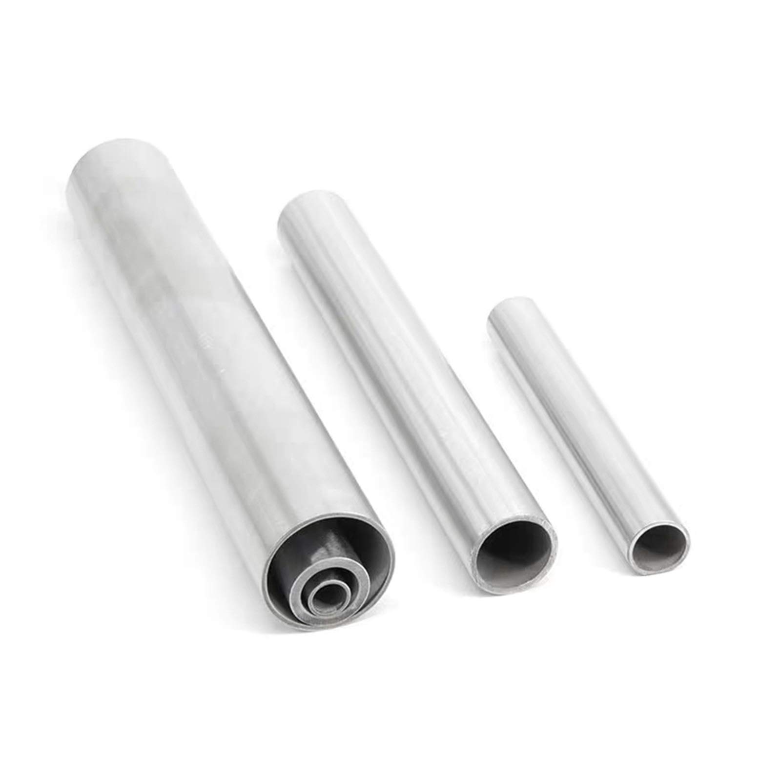 Rura prosta metalowa bezszwowa 304, 1 sztuka, długość 500 mm(14x3mm)