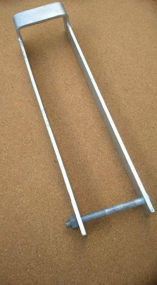 Heavy Duty Throw Over Loop Lock | 350mm Galvanised Gate Latch