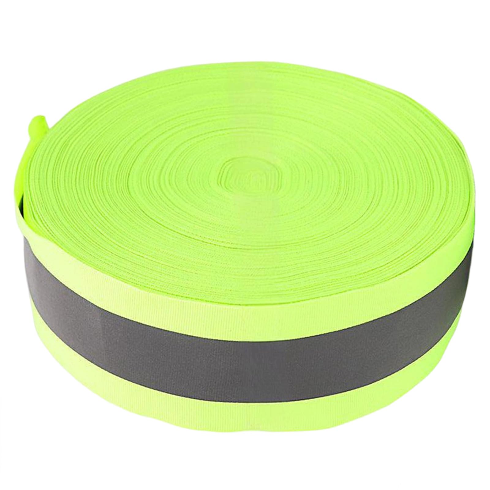 100 m de cinta elástica reflectante para ropa, manualidades, actividades nocturnas, suministros de costura