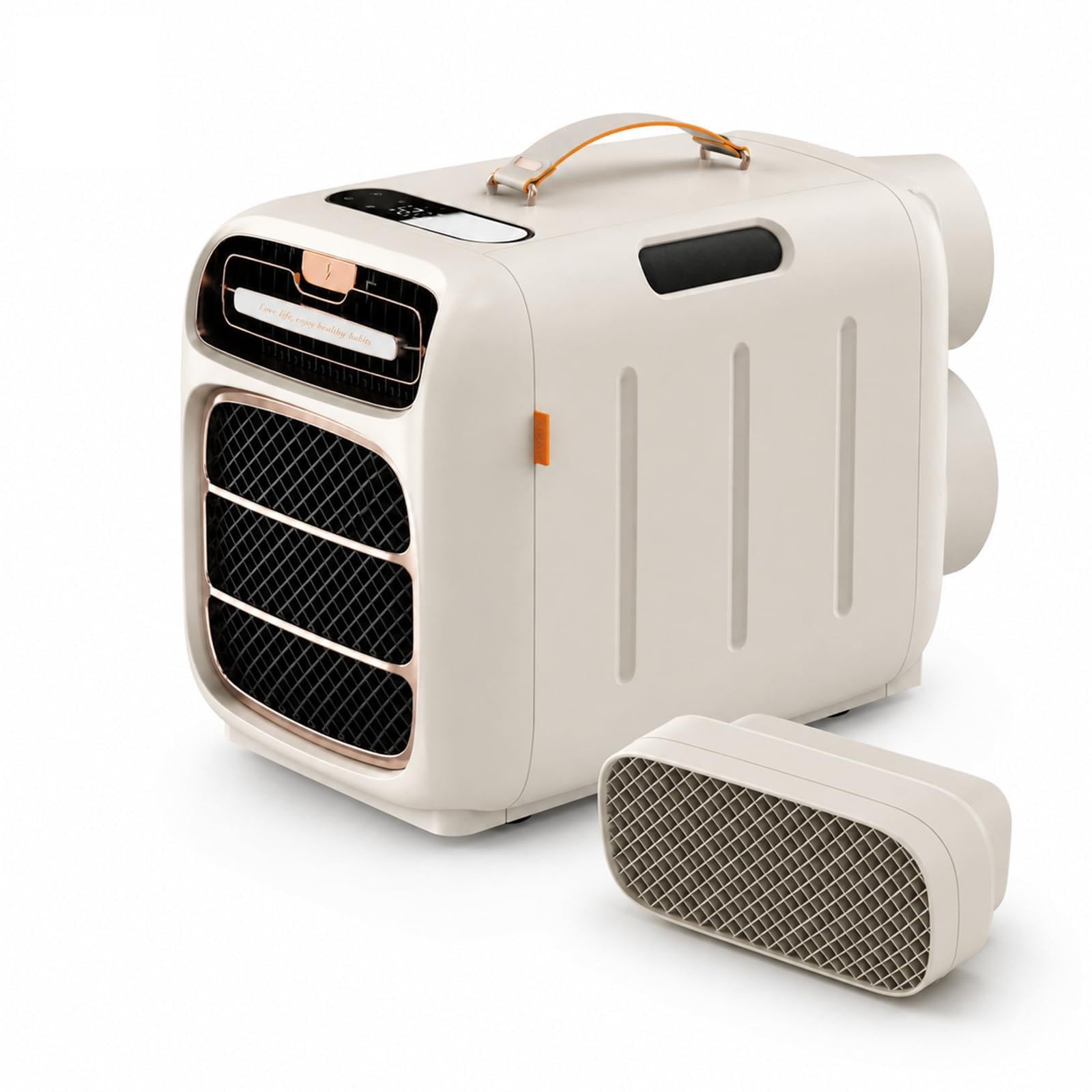 FgdVrelnor Portable Air Conditioner for Camping, Tent AC Unit for RV Cooling&HeatingwithSpeakerVersion