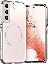 【araree】 Galaxy S22 対応 ケース マグネット リング 付 耐衝撃 クリア スマホケース 透明 ハード 側面 ソフト MagSafe 対応 携帯ケース [ Samsung GalaxyS22 サムスン ギャラクシーS22 対応 ] Duple M クリア