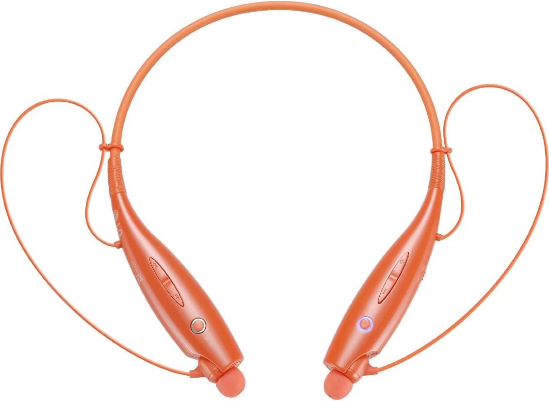 LG MAIN-494759 Electronics Tone+ HBS-730 Bluetooth Headset - Retail Packaging - Orange
