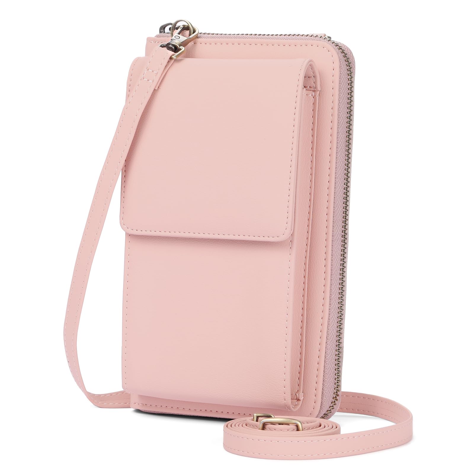 SENDEFN Small Crossbody Cell Phone Purse for Women Leather Cellphone Bags Wallet Purses with Multi Card Slots