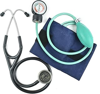 Advance Sphygmomanometer Aneroid SC-0 T0 300 MMHG Blood Pressure checking Monitor With Evolife Double Heart Stethoscope