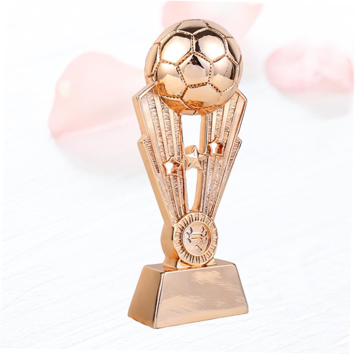 Plating Resin Football Trophy Award Base for School Office Kindergarten for Team Recognition Party Prizes and Home Decor Bronze
