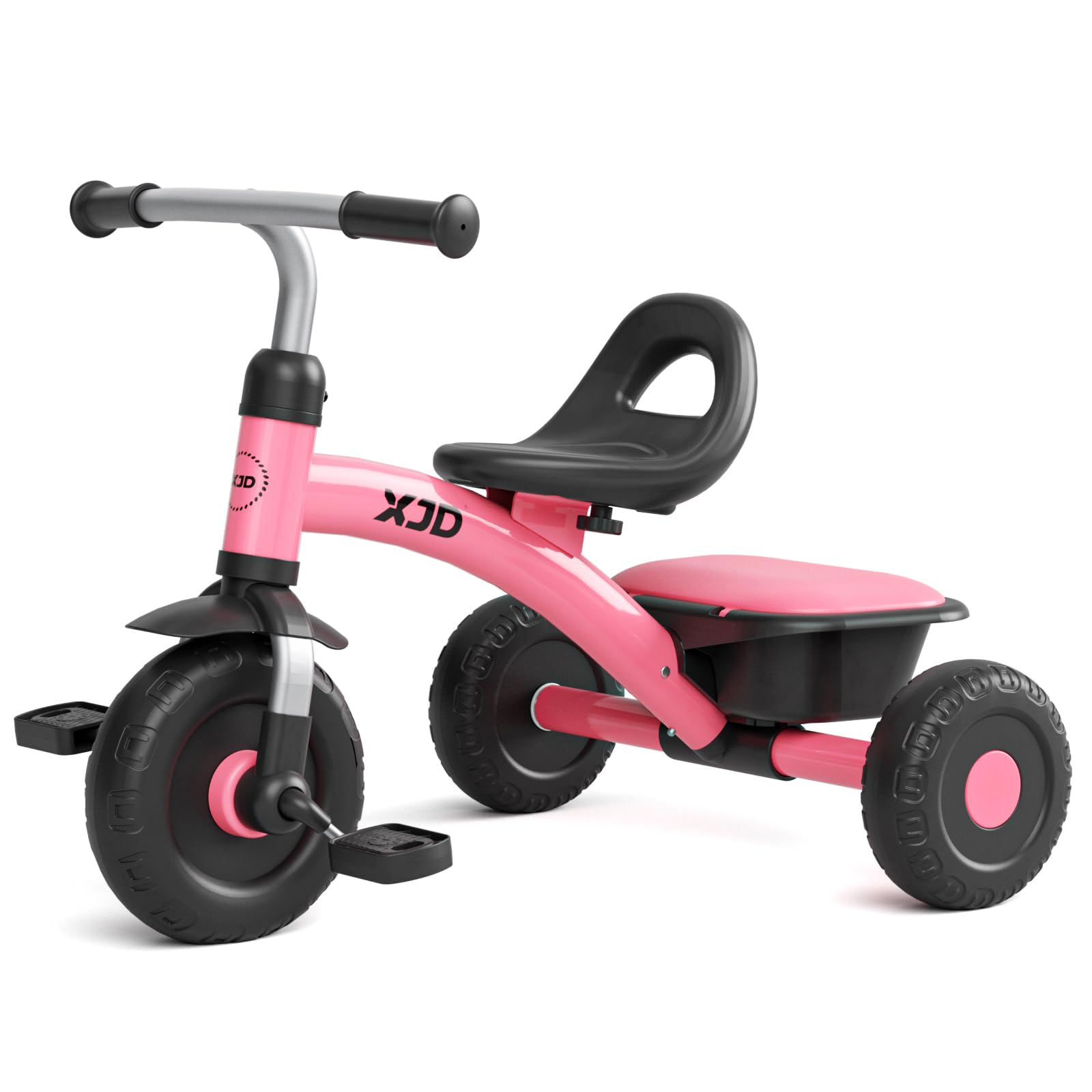 XJD Toddler Tricycle for 1-5 Years Old, Kids Bike(Pink)