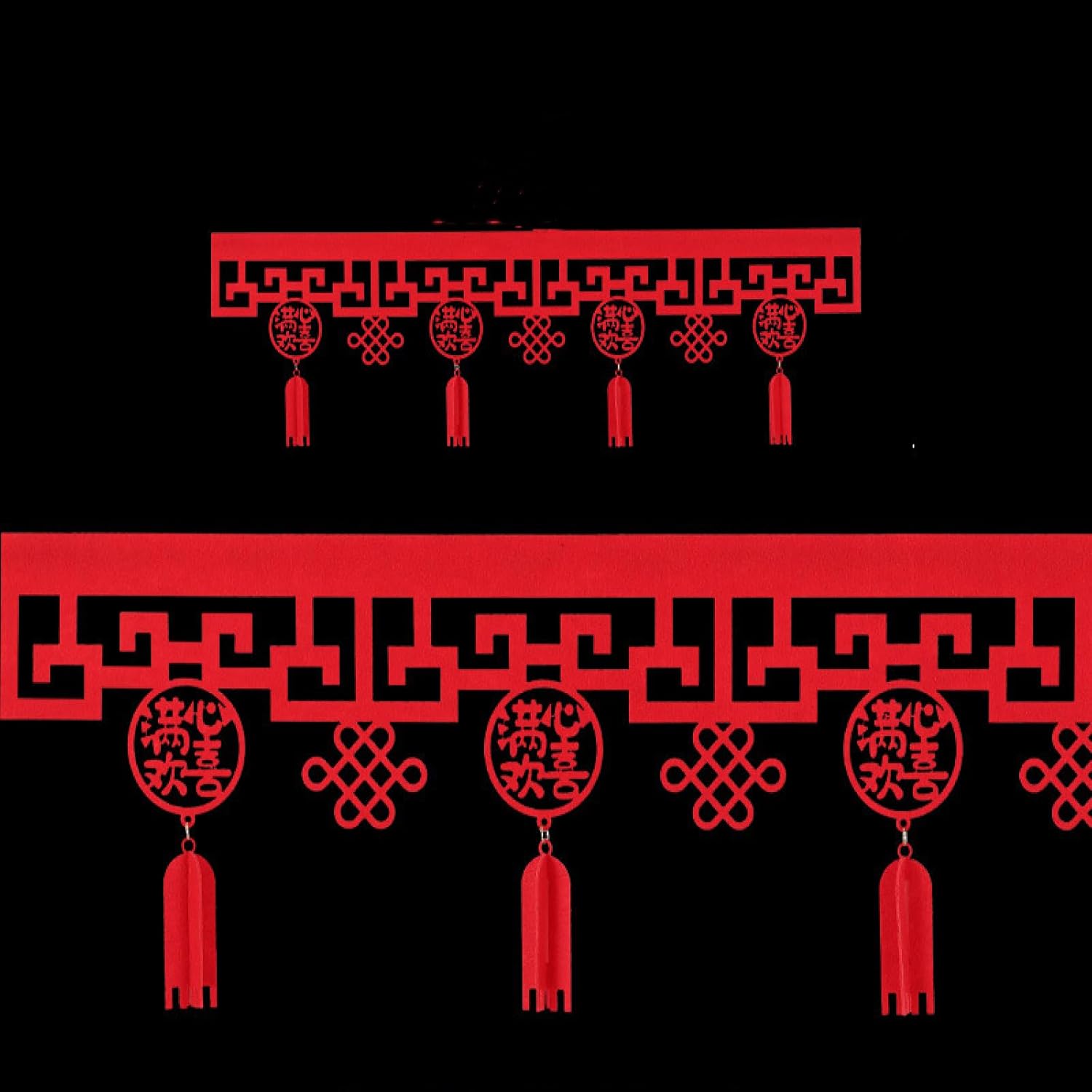 Flowers Decorated with Streamer hangings