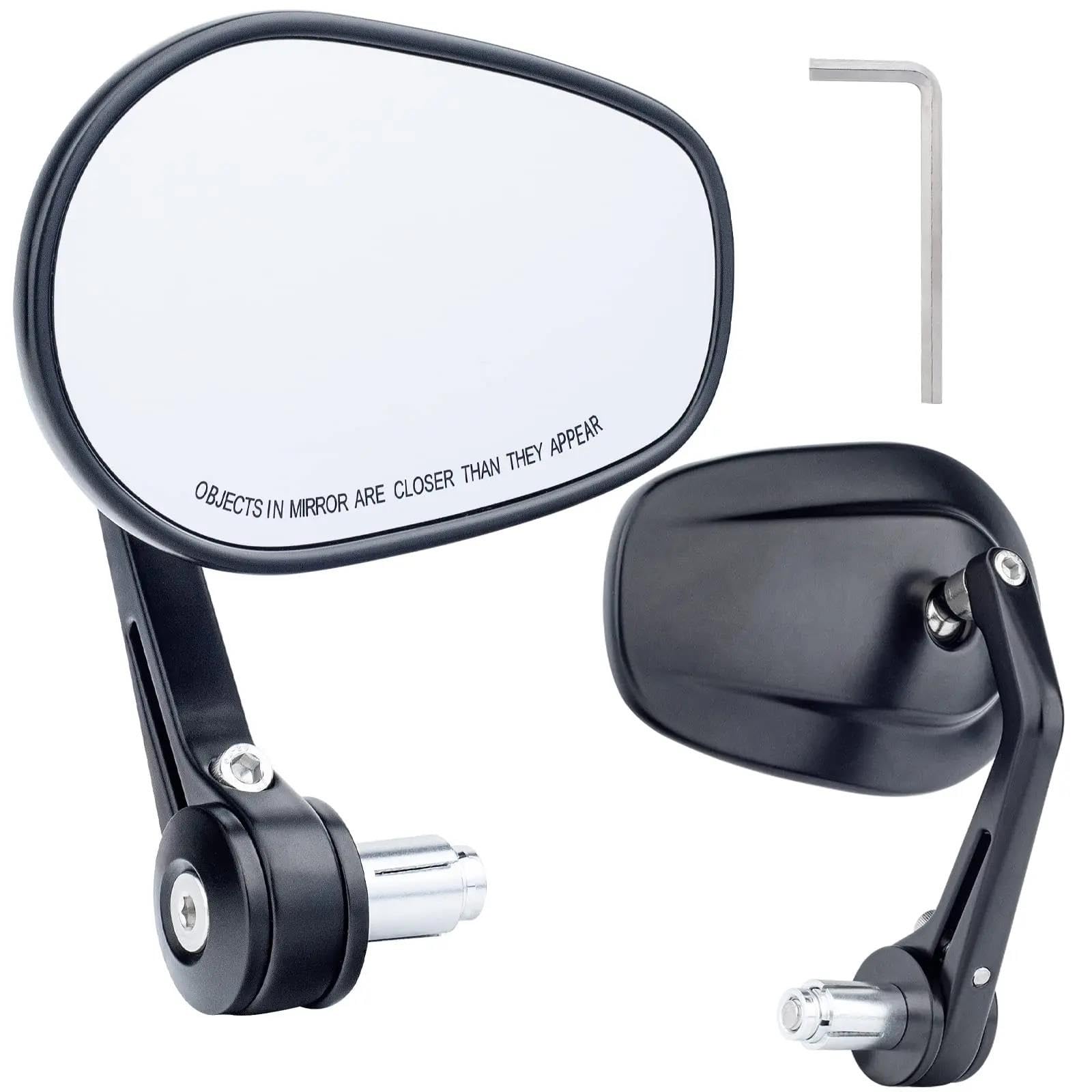 Espejo de manillar antirreflejo para moto Z1000 y CB650R de 22mm