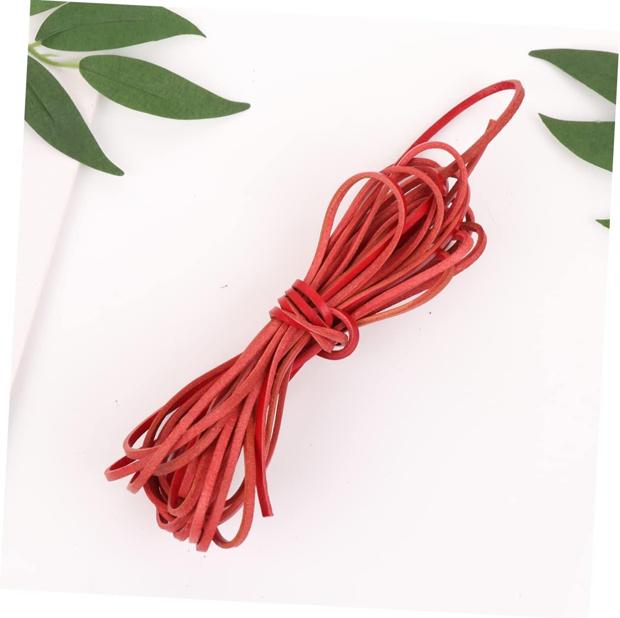 Cowhide Leather Cord DIY Jewelry Supplies Elastic Bracelet Necklace Making String Beads