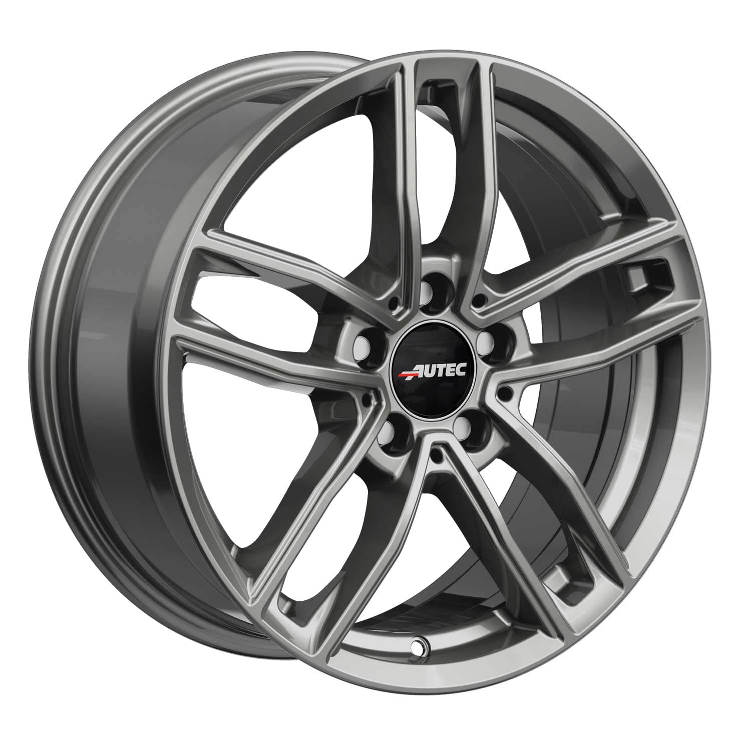4x jantes en aluminium Autec MERCADOR 7.5x17 ET42 5x112 Titansilber