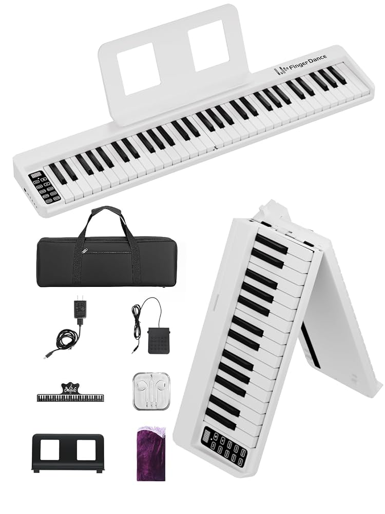 Cossain BX-18 電子ピアノ 61鍵盤 折り畳み式 電子ピアノ 折りたたみ 61鍵 cossain Amazon | Cossain BX-18