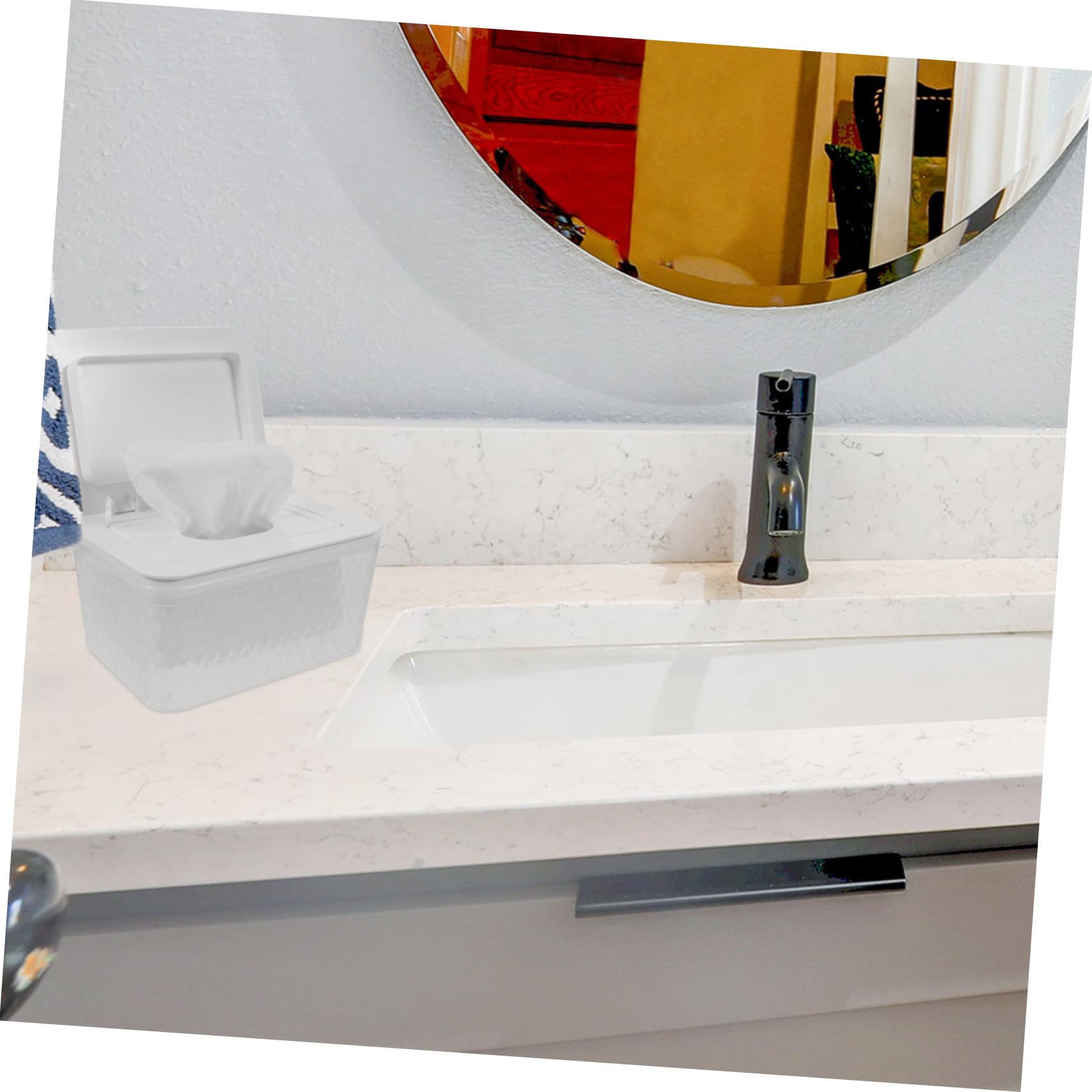 Caja Dispensadora de Toallitas Húmedas con Tapa Reutilizable y Ligera Almacenamiento Higiénico para Hogar y Viaje Diseño Resistente y Práctico