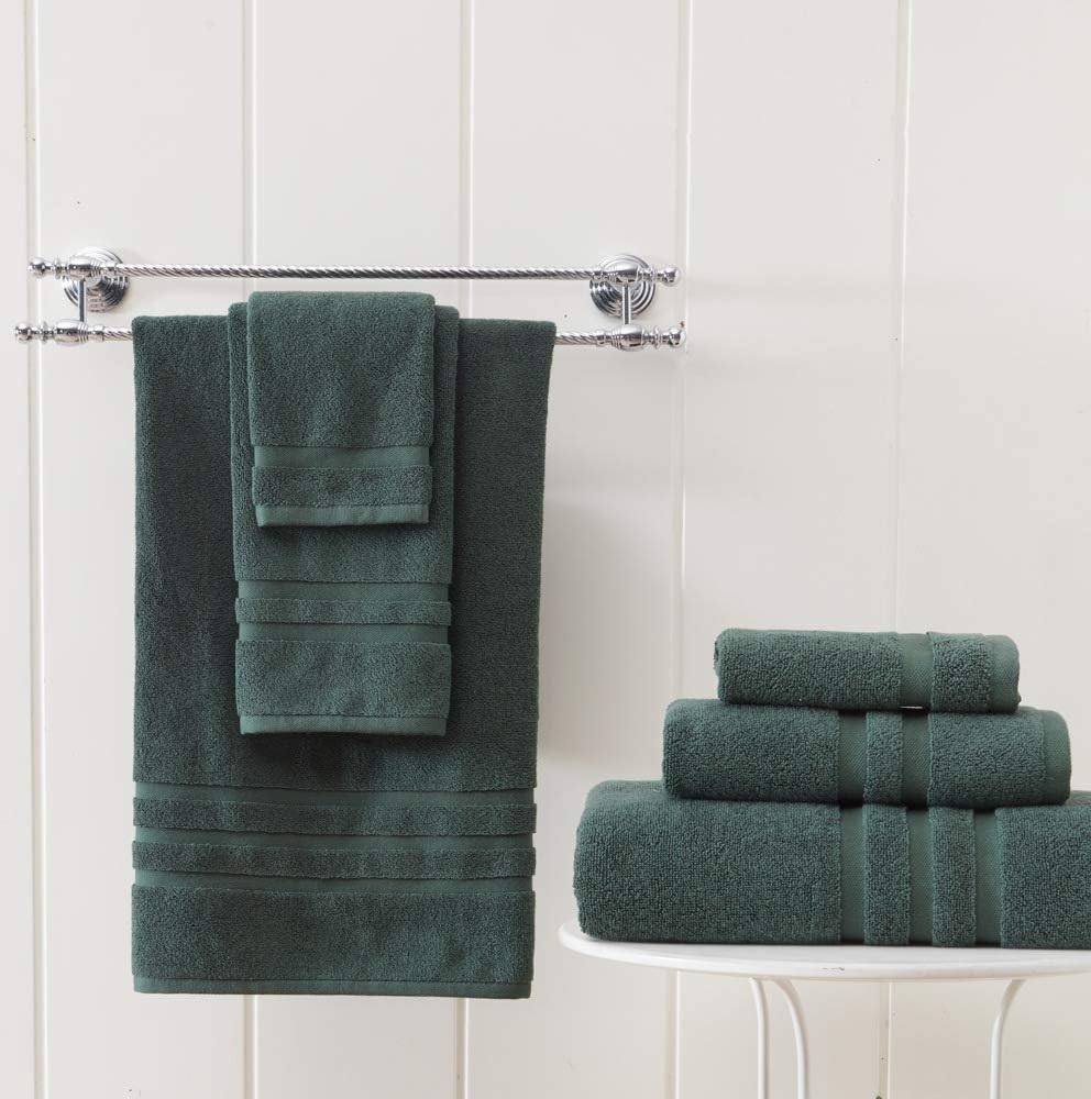 Veteran Textile LLC - 6 Pieces-100% Turkish Cotton - Luxury Towel Set for Bathroom & Kitchen, 2 Bath Towels, 2 Hand Towels & 2 WashCloths (Valued $79.99) (Graphite)