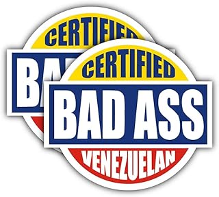 Bad Ass Venezuelan Hard Hat Sticker/Helmet Decal Label Lunch Tool Box Venezuela