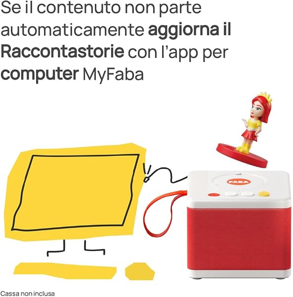 FABA Personaggio Sonoro – Arriva Lucilla! – Musiche, canzoni e suoni per bambini e bambine 1-3 anni - Ascoltabile con FABA Raccontastorie e FABA+, gioco educativo versione italiana - 2