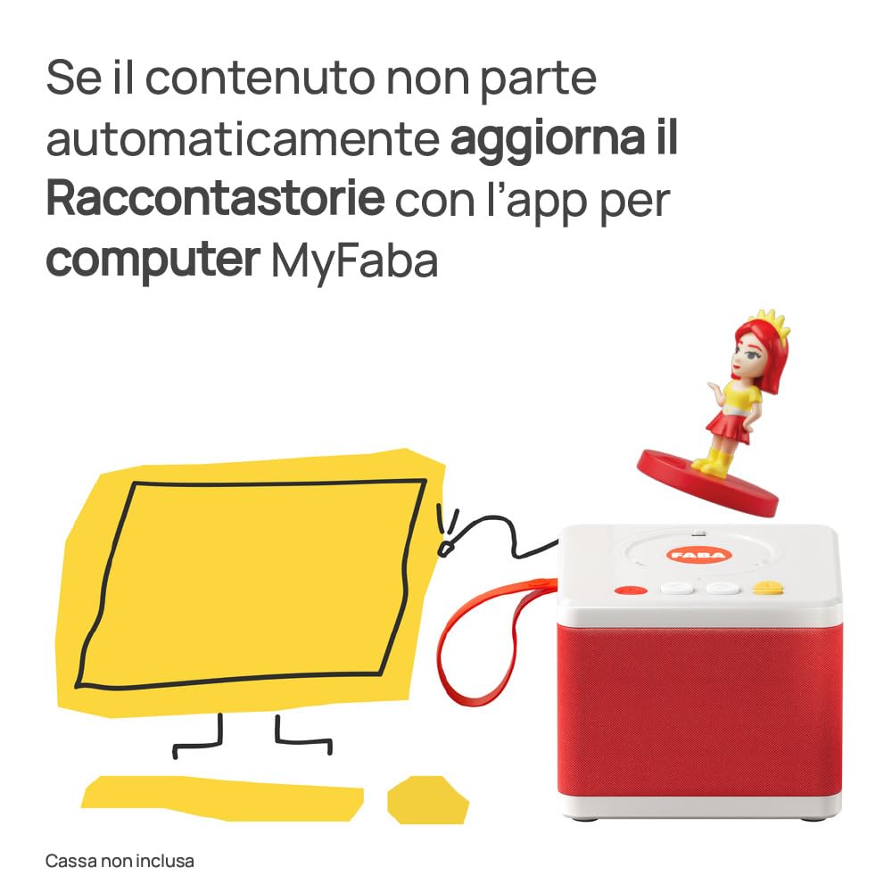 FABA Personaggio Sonoro - Arriva Lucilla! - Musiche, canzoni e suoni per bambini e bambine età 1+ - Ascoltabile con FABA Raccontastorie e FABA+, gioco educativo versione Italiana