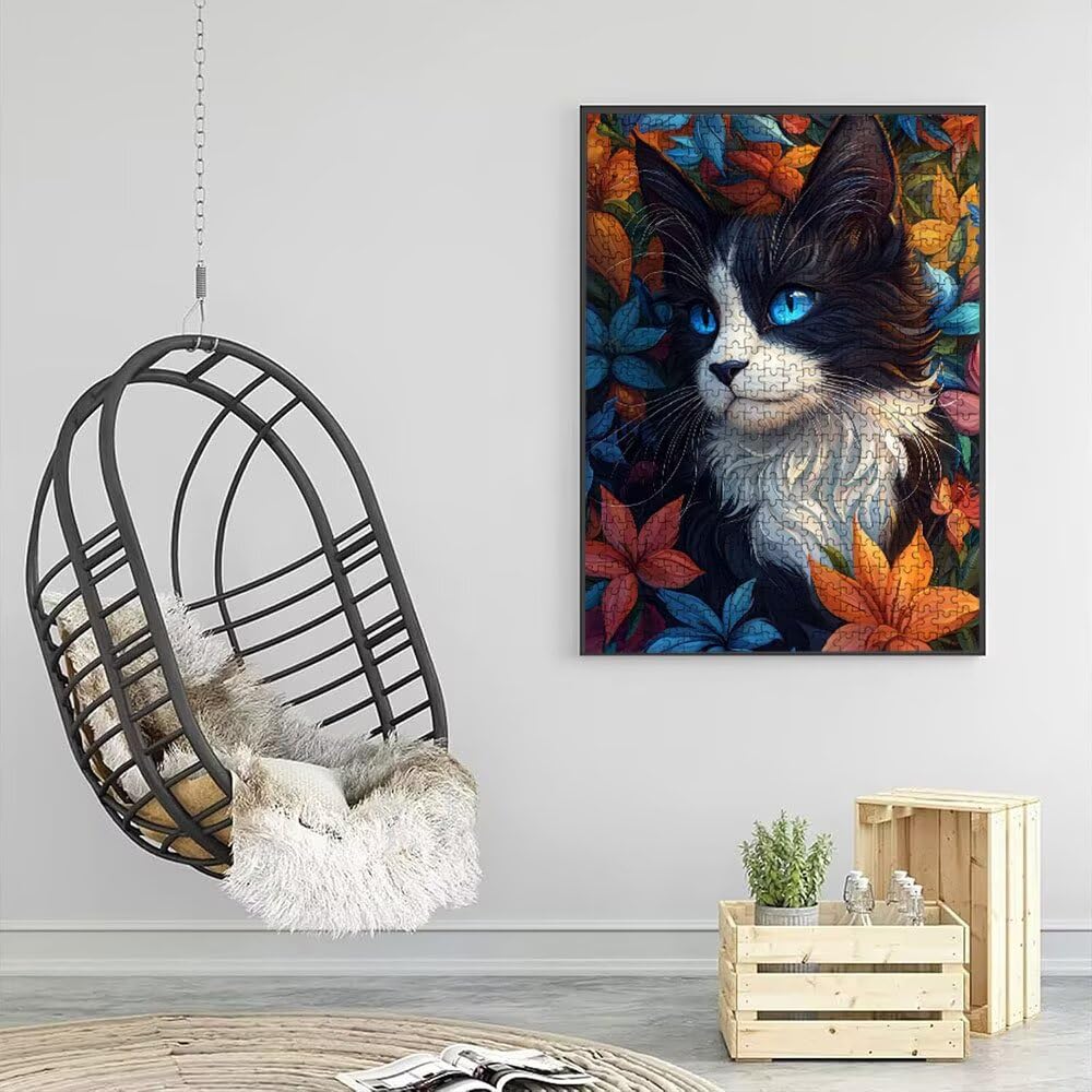 Flores De Gato Puzzle 2000 Piezas, Rompecabezas Adultos Puzzle, Desafiante Puzzles de Decoración Juego de, Entretenimiento Juego Educativo para Toda la Familia, para Regalo Decoración DX0YL7-623