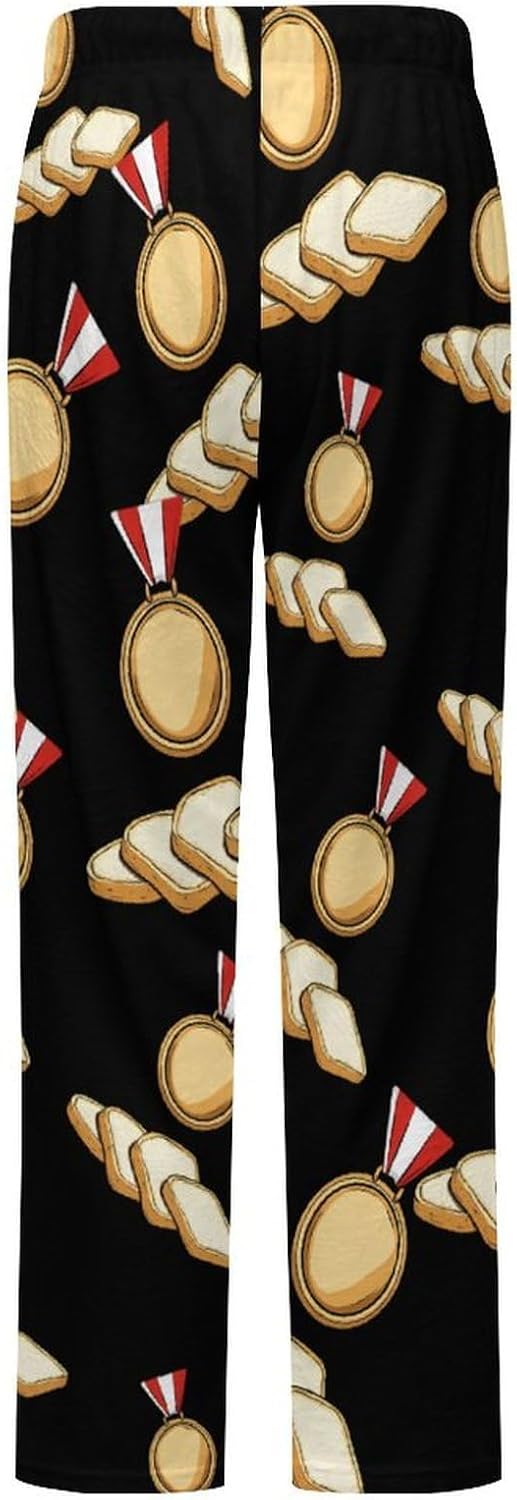 Bread-Winner Womens Pajama Pants Fleece Sleep Comfy Lounge Pants Bottoms PJ