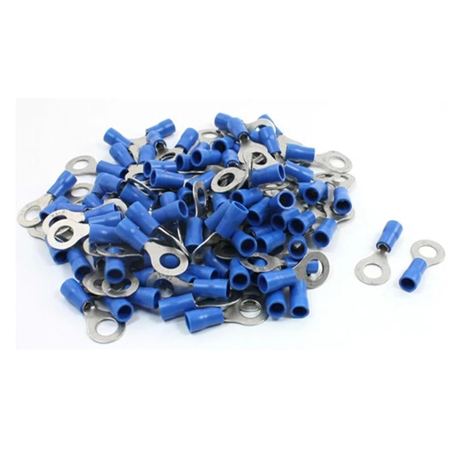 1000pcs RV2-6 1/4" Pre Insulated Ring Type Terminals for AWG 16-14 Wire Connector VUQLDHAYZ