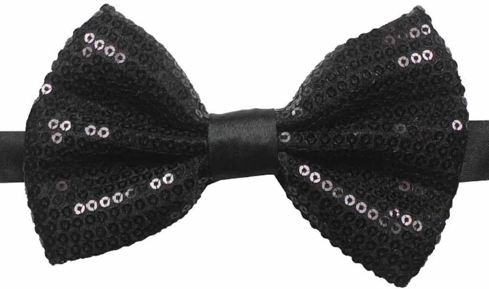 Novelty Mens Adjustable Tuxedo Bowtie Adjustable Elastic Strap Bowtie
