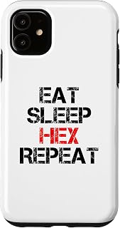 iPhone 11 Eat Sleep Hex Repeat Witch Wiccan Spells Curse Casting Case