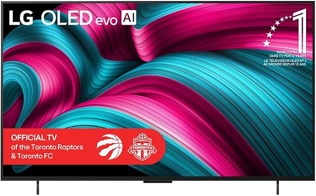 LG 42-Inch C5 OLED evo 4K Intelligent TV - α9 AI Processeur 4K Gen 8, Alexa intégré, jusqu'à 144Hz Taux de rafraîchissement, HDMI 2.1, G-Sync, FreeSync, VRR, WebOS 25, La vision de Dolby (OLED42C5PUA, 2025)
