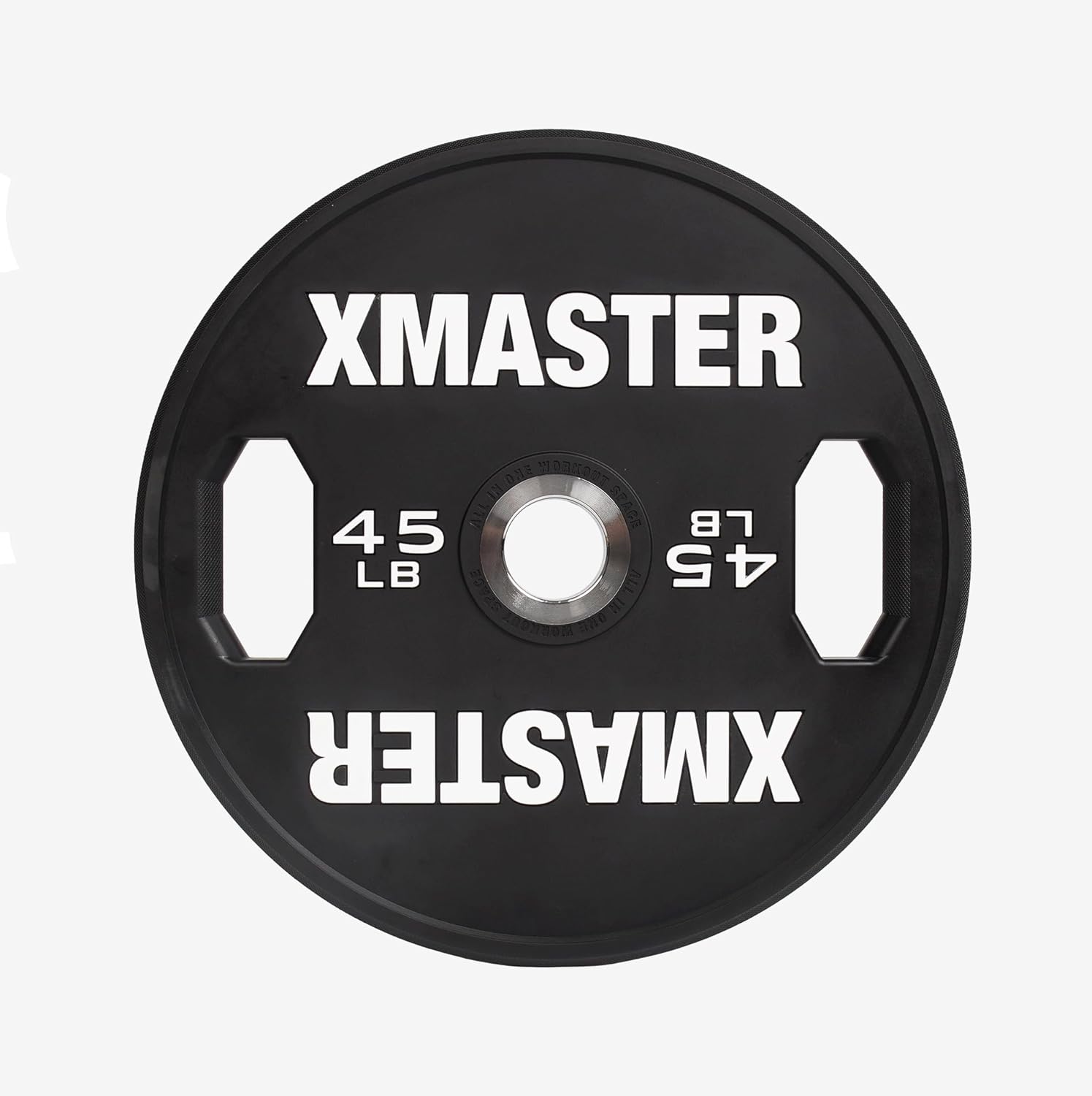XMASTER FITNESS Urethane Black Grip Plate