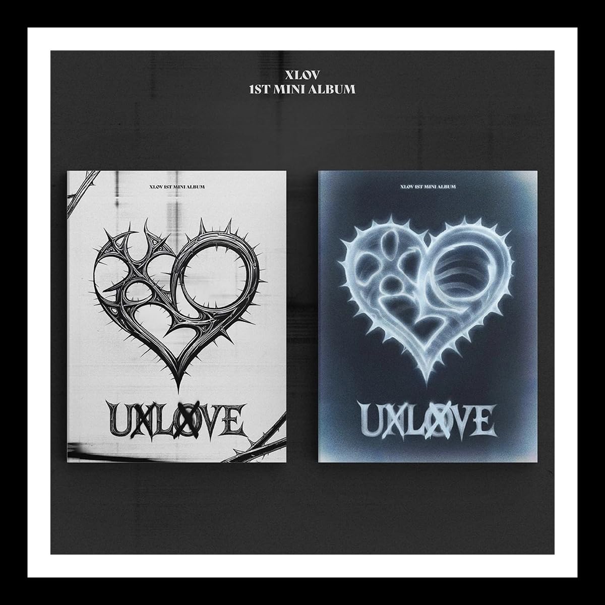 XLOV UXLXVE 1st music オンライン ラッキードロー ウムティ Random Ver.) XLOV UXLXVE 1st Mini Album / CD-R+Photo Book+Sticker+