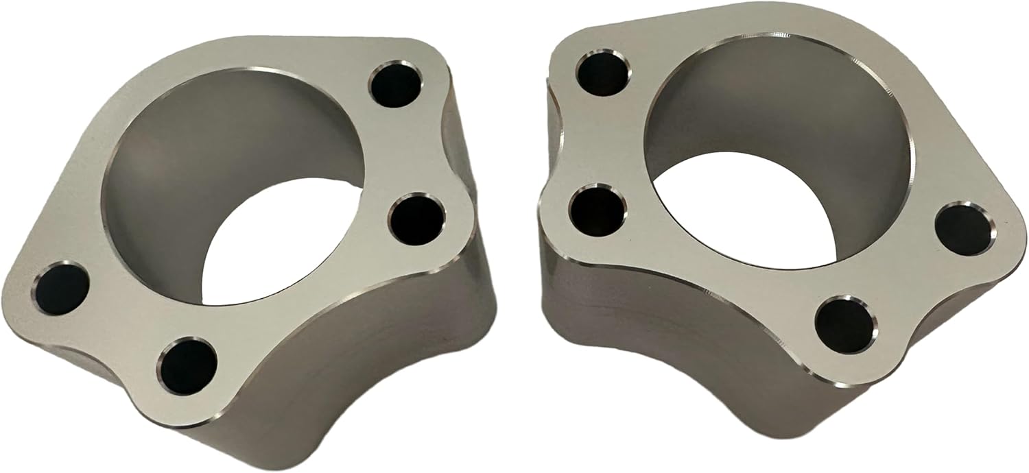 2" Ball Joint Spacers Compatible with Chevy Chevrolet Silverado 1500 2500 3500 GMC Sierra Yukon Safari K6292 6292 Front Upper Control Arm Leveling Kit