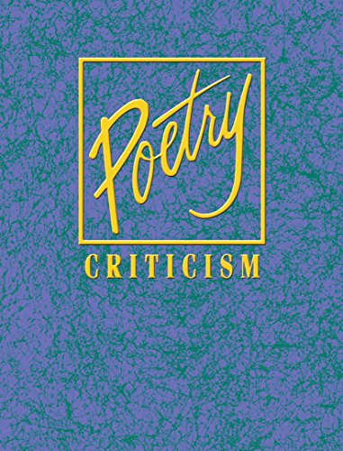 Poetry Criticism 1410329801 Book Cover