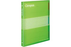 Kyoko Campus Slide Binder for B5 Paper, Up to 100 Sheets Capacity