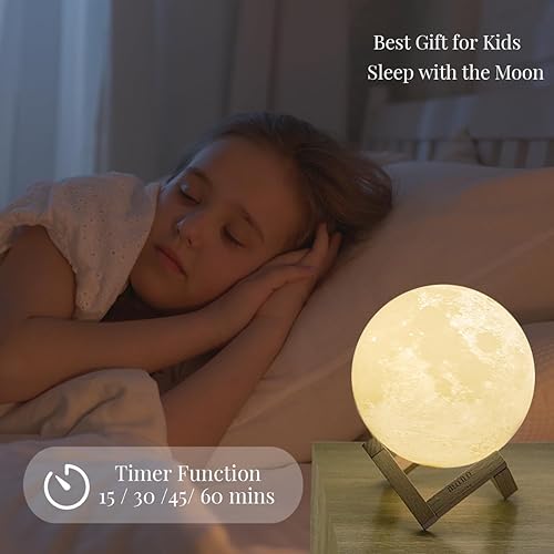 Miniatura 8 de Lámpara de luna, luz de luna, decoraciones de luna, lámpara fresca, lámparas de luna para adultos, decoración para niños, Acción de Gracias,