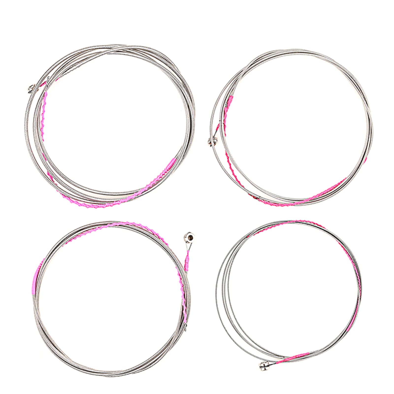 Electric Bass Strings Set 4 String Stainless Steel Guitar Strings Replacement For Electric Bass Guitar Easy To Use
