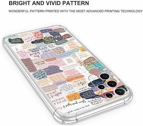 Miniatura 2 de Funda con versículos bíblicos para Samsung Galaxy S21 Ultra, patrón de collage de citas de Jesús cristiano para cristianos, funda protectora de TPU