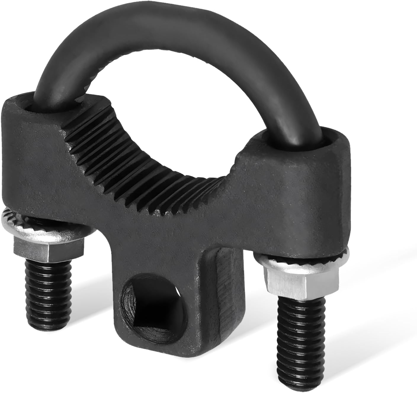 Inner Tie Rod Removal Tool, 3/8 Inch Inner Tie Rod U-Wrench Low Profile Tool with Non-Slip Teeth, Tie Rod End Remover for Car Chassis Rocker Removal and Installation