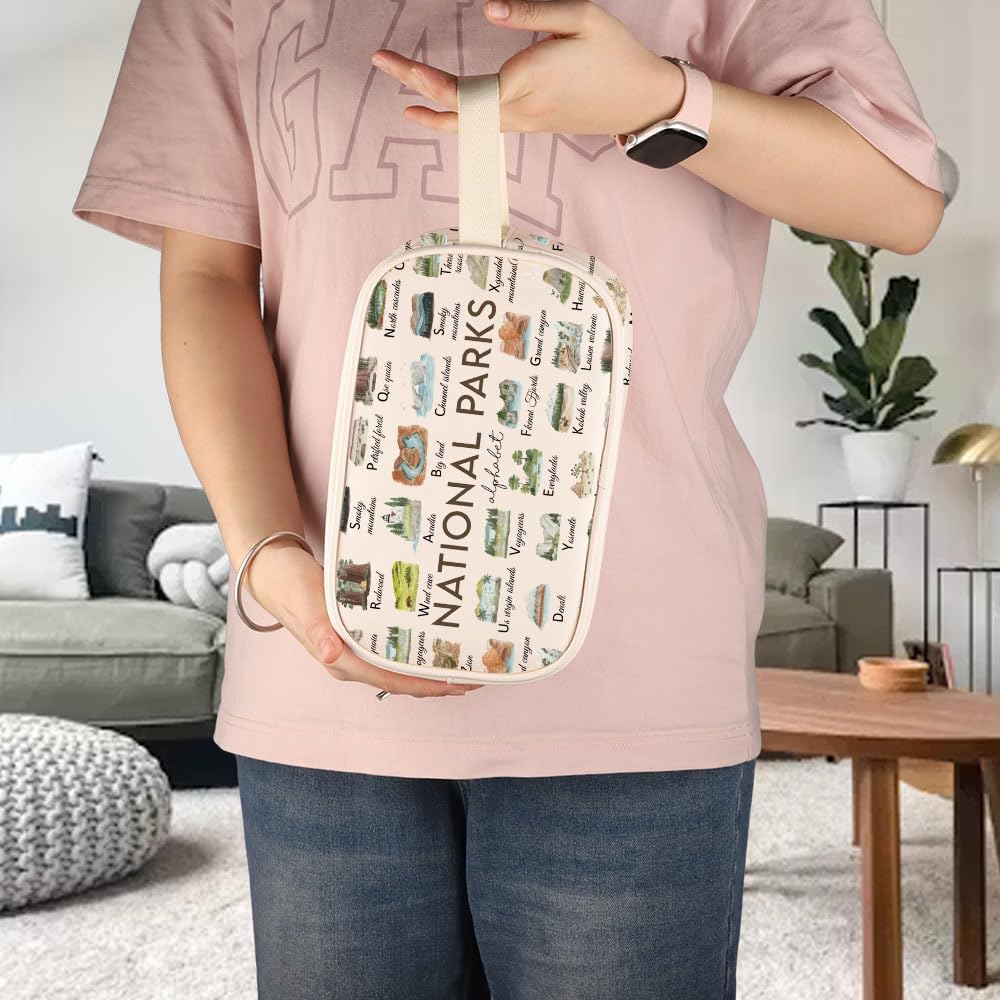 MNIGIU National Parks Tote Bag US National Parks Bag Camping Hiking Lover Gift Hiker Gi-ft Camper Gift image 3