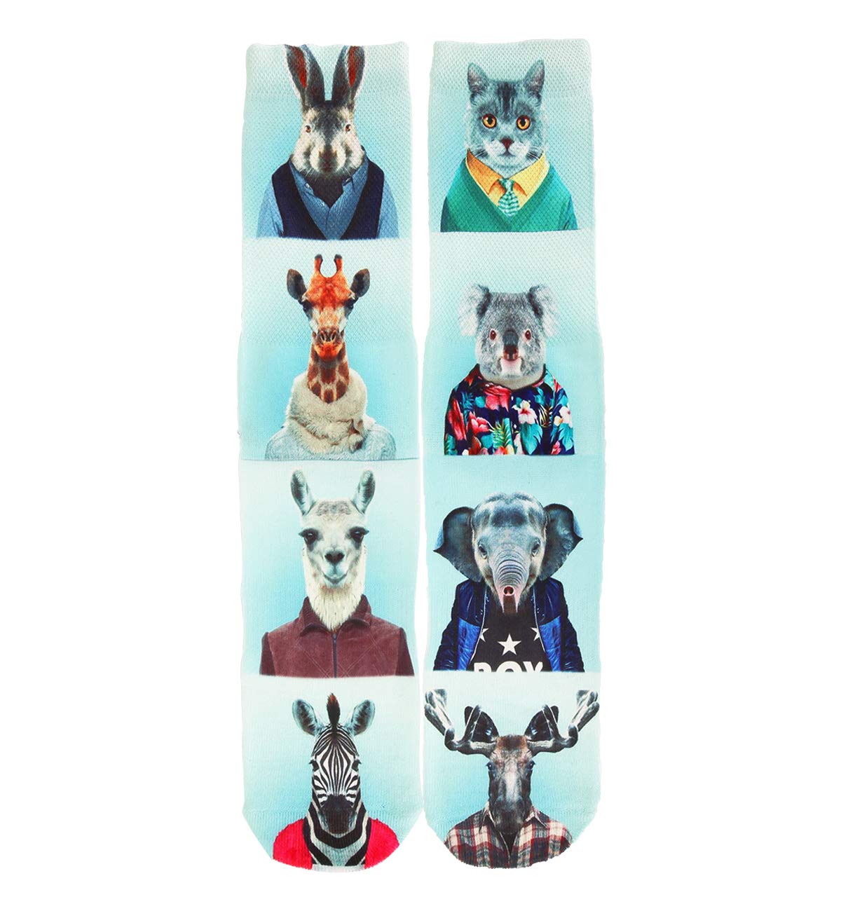 Benefeet SoxMens 3D Print Pattern Cool Design Crazy Fun Funky Athletic Sports Crew Socks