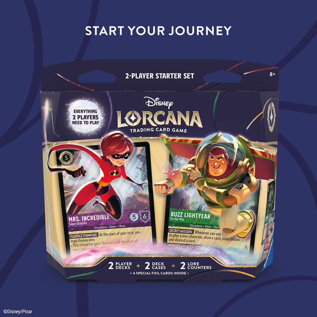 Ravensburger Disney Lorcana TCG: Wilds Unknown 2-Player Starter