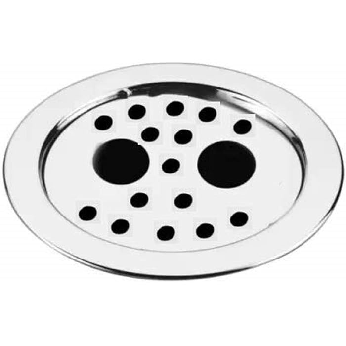 Buy FABULUX Grating Double Hole Lilly Round Stainless Steel Plain with