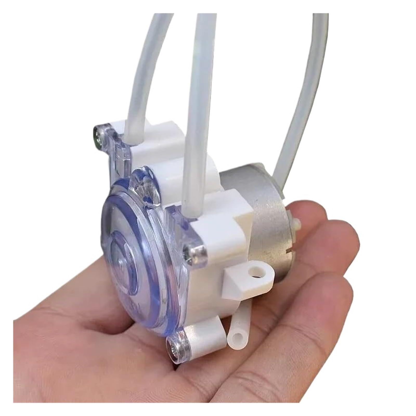 Diaphragm Pump, Peristaltic Pump 6V-12V Small Mini 500 Gear Motor Liquid Water Squeeze for Lab Ink Sampling