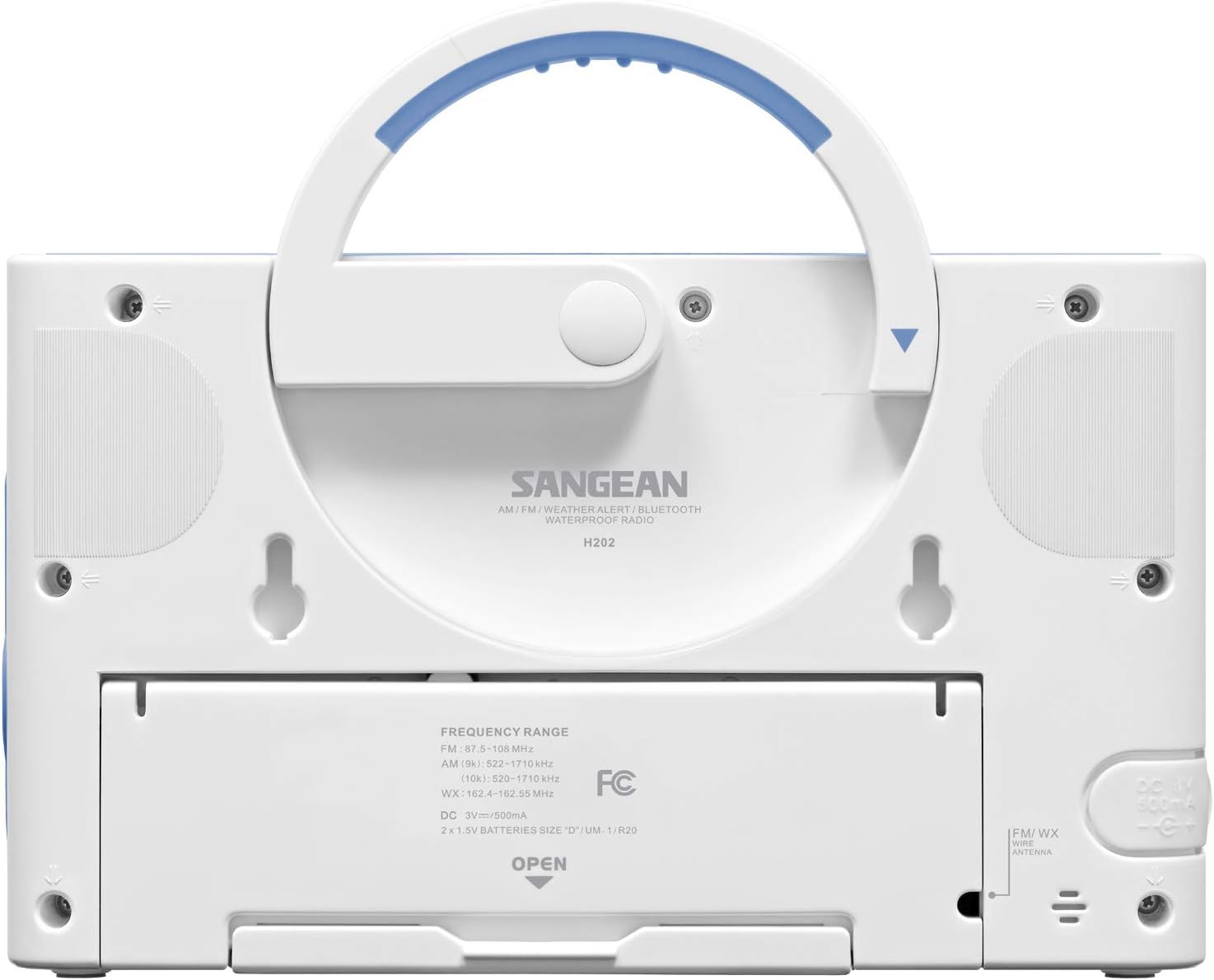 Exclusive Discount 🔥 Sangean H202 Portable AM/FM/Weather Alert/ Bluetooth Digital Tuning Waterproof Shower Radio
