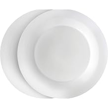 Denby Plate, Porcelain, White