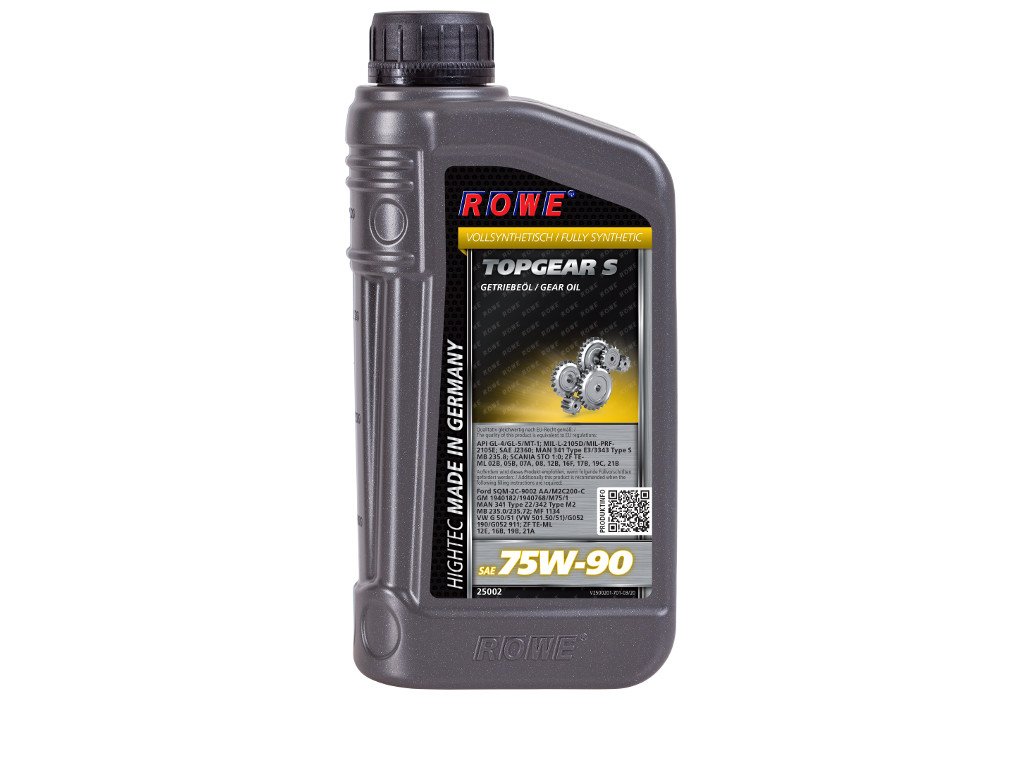3L 3 Liter ROWE TOPGEAR S SAE 75W-90 Getriebeöl Schaltgetriebeöl API GL-4 GL-5
