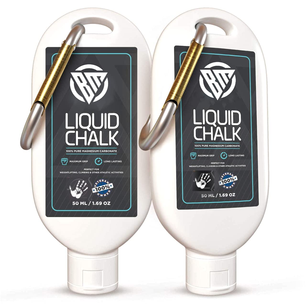 bodymechanicsglobal Liquid Gym Chalk (Pack of 2) : 70 ml Each :Superior Grip and Sweat-Free Hands for Weightlifting, Gym, Rock Climbing, Calisthenics, Gymnastics, Crossfit, Bodybuilding (White) (B09XVMM2NY) Amazon Price History, Amazon Price Tracker