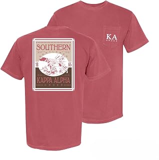 New! Kappa Alpha Comfort Colors Southern Gentlemen Short Sleeve Tee