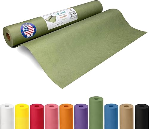 Vista 93 de Rollo de papel kraft marrón de 24 x 2160 pulgadas (180 pies), paquete de 4 – Papel de embalaje marrón hecho en Estados Unidos de 30 libras de grosor