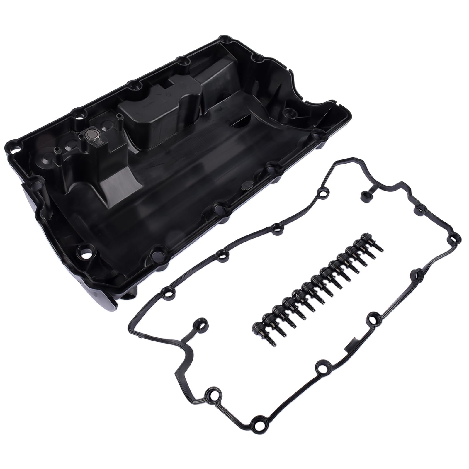 Tapa de Culata, Junta de Tapa de Válvula, Tapa de Aceite Compatible con T5 Trans-porter Sha-ran Alham-bra 1.9 2.0 03G103469H