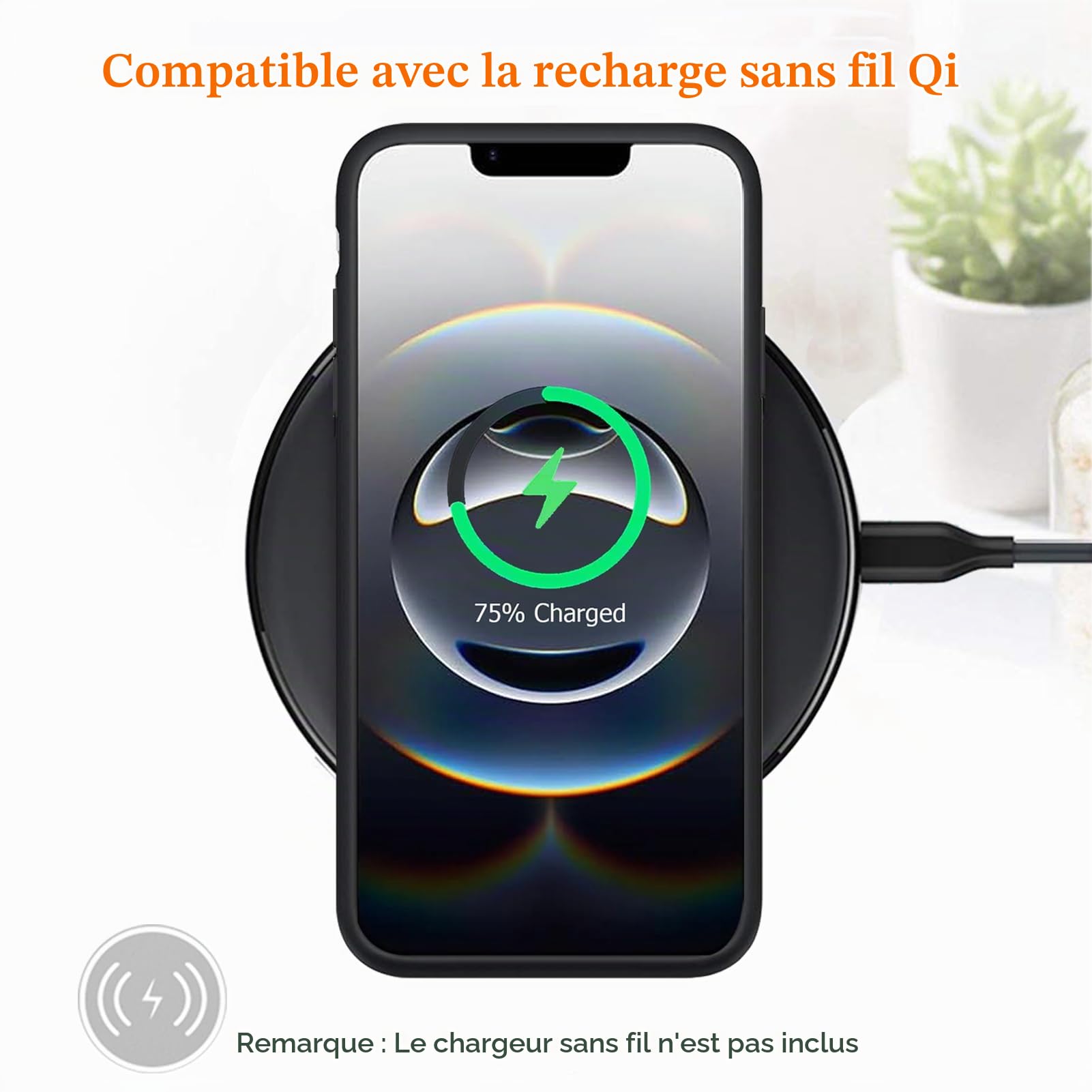 Coque Batterie pour iPhone 16e/17e,10000mAh Magnétique Compatible Chargement sans Fil Coque de Protection pour Chargeur de Batterie de Secours étendue,