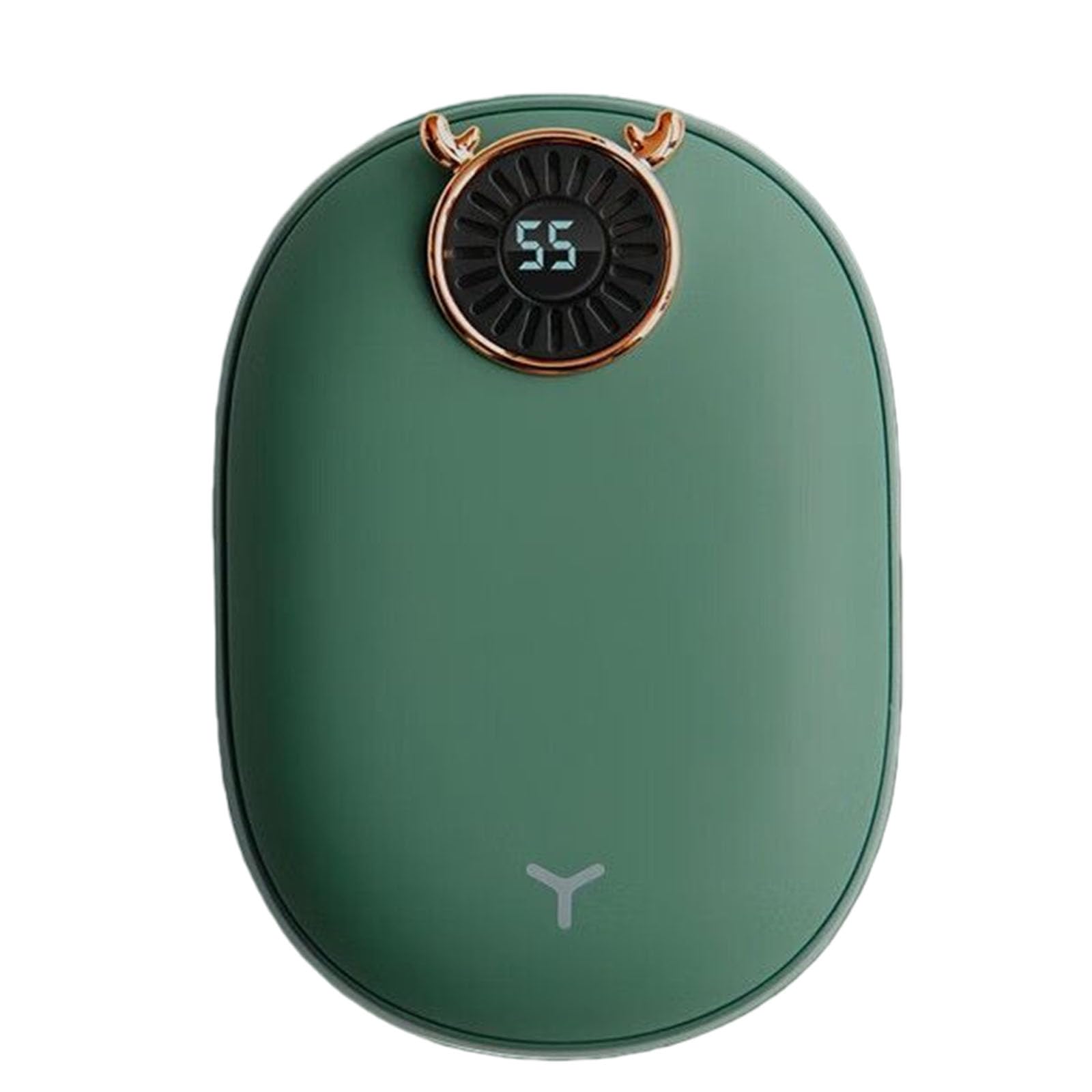 Mini Scaldamani E Power Bank, 2 Configurazioni, Riscaldamento Rapido in 5 Secondi, Riscaldatori Elettrici Portatili da Tasca, Riutilizzabili, Ufficio E RegaloGreen,One Size